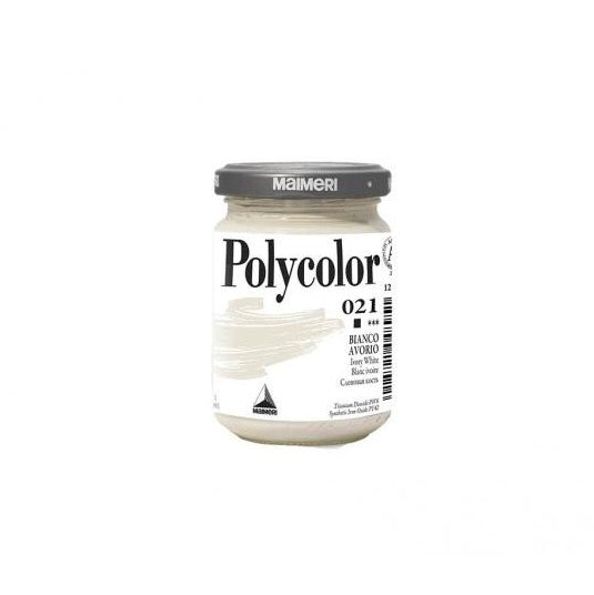 Maimeri Polycolor 021 Bianco Avorio Tempera Vinilica 140ml