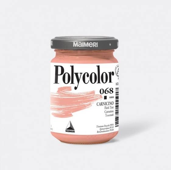 Polycolor 068 Maimeri Rosa Carnicino Tempera Vinilica 140ml