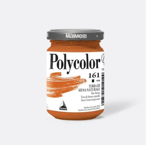 Polycolor 161 Maimeri Terra Di Siena Naturale Tempera Vinilica 140ml