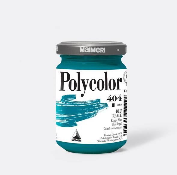Polycolor 404 Maimeri Blu Reale Tempera Vinilica 140ml