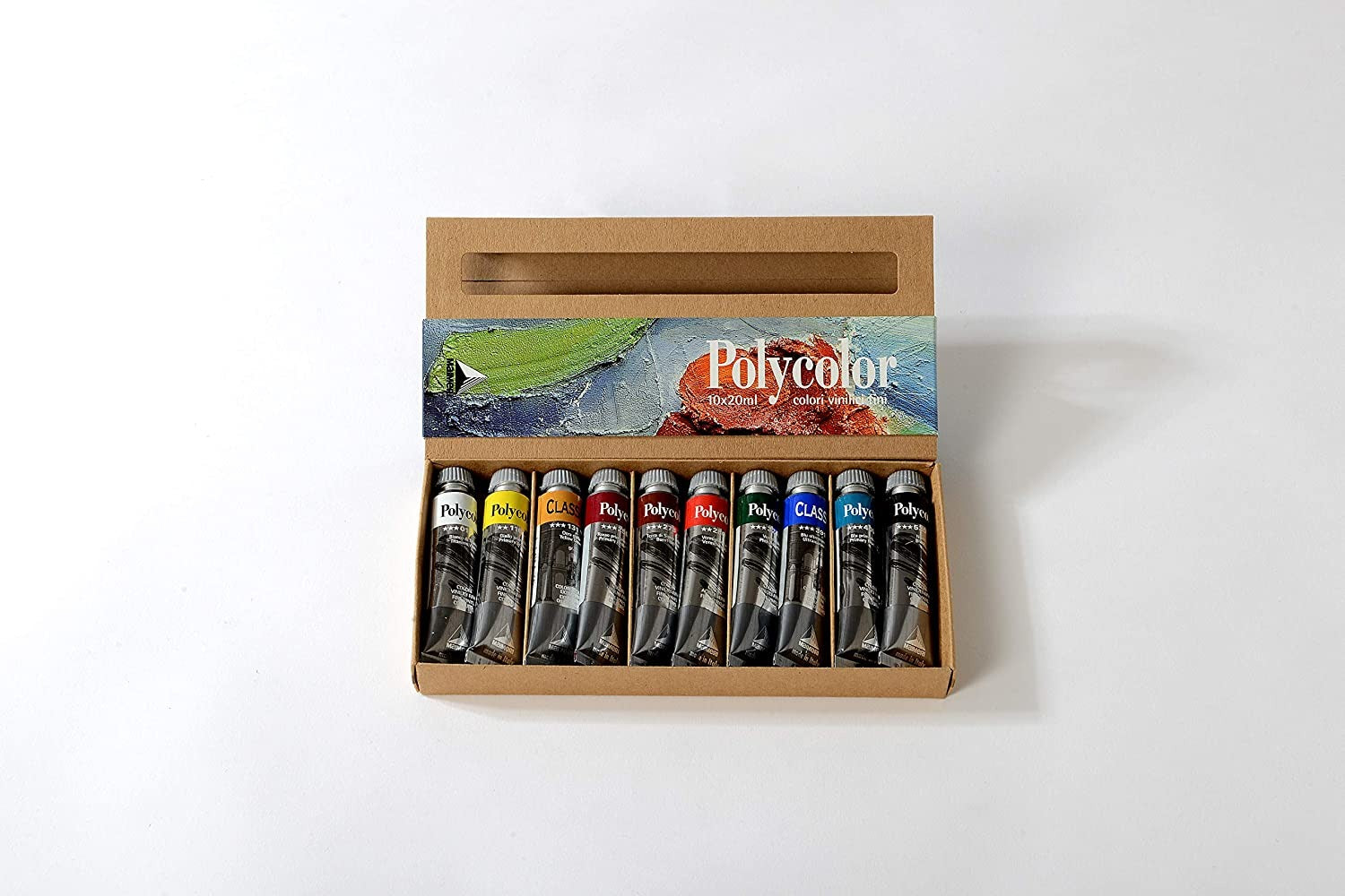 Polycolor Colori Vinilici Fini Primary Set Maimeri 20ml 10 Colori