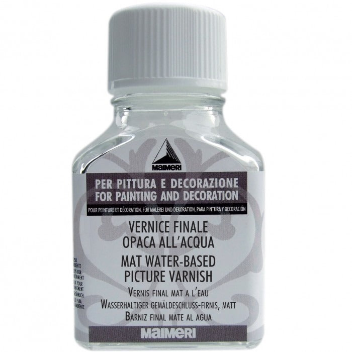 Vernice Finale Opaca a Base Acqua Maimeri per Pittura Olio 75 ml