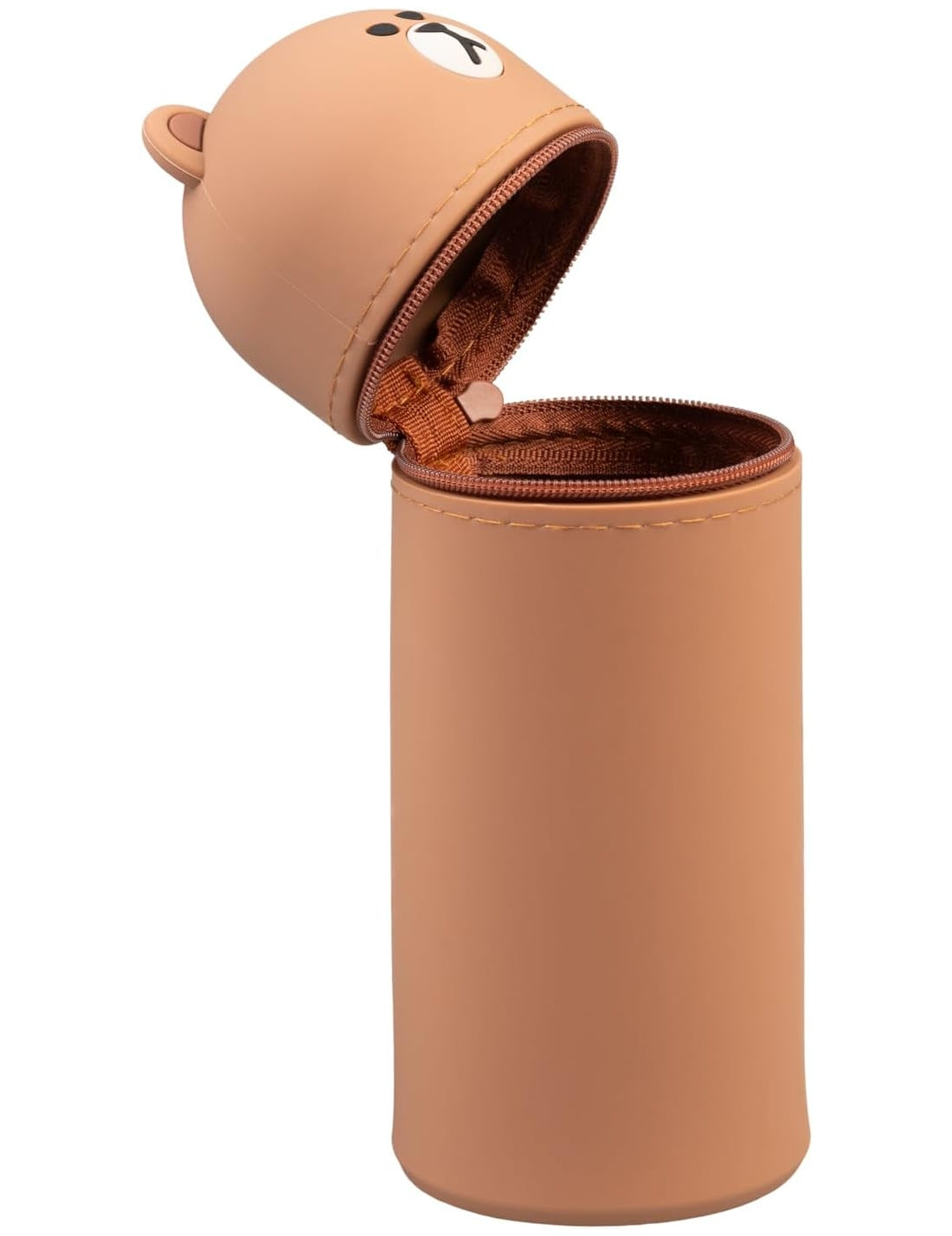 Portapenne In Silicone Line Friends Brown Orsetto Teddy 3D