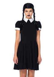 Costume Carnevale Bambina Mercoledì Addams