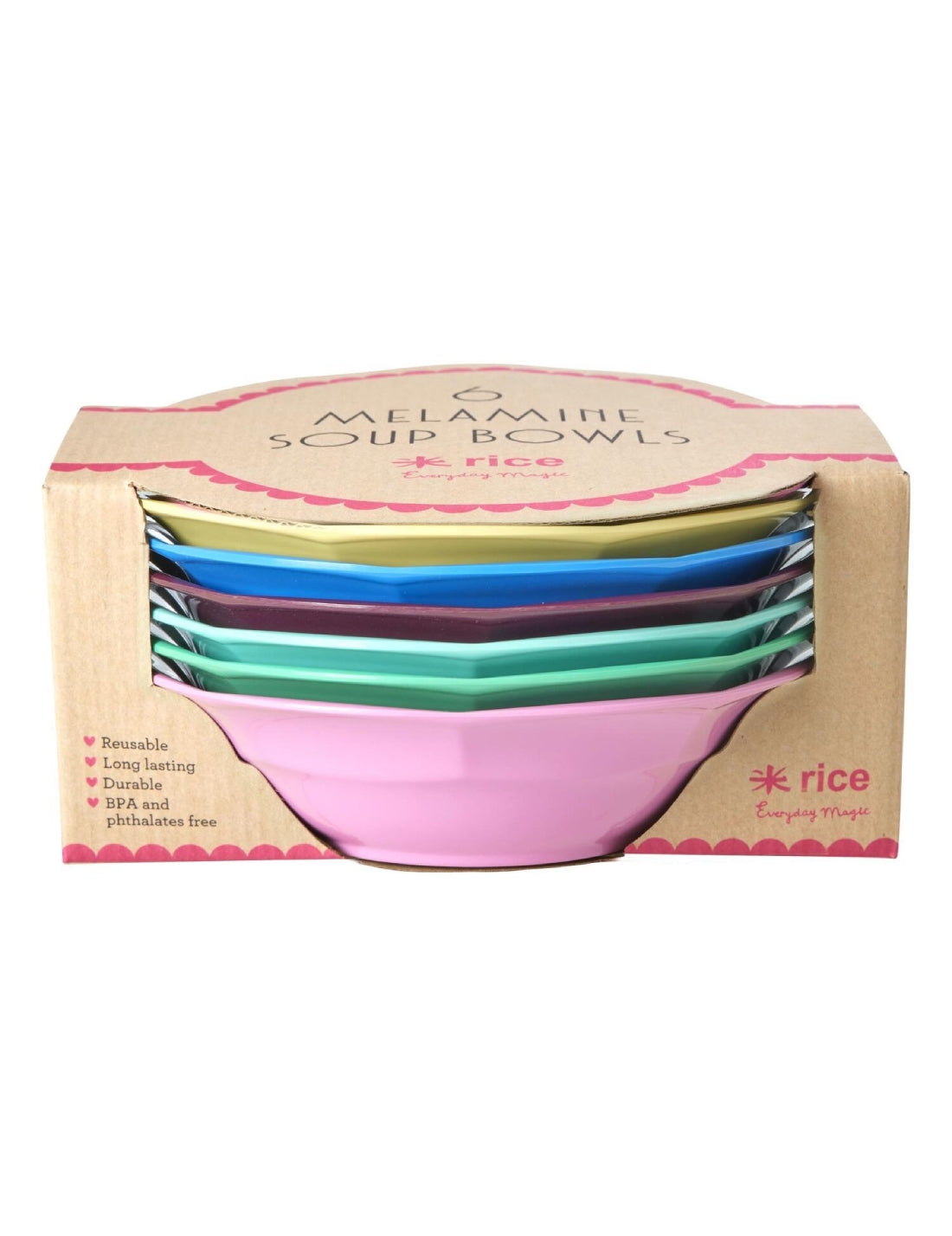 Rice Piatto Fondo In Melamina Show Your True Colors 19cm
