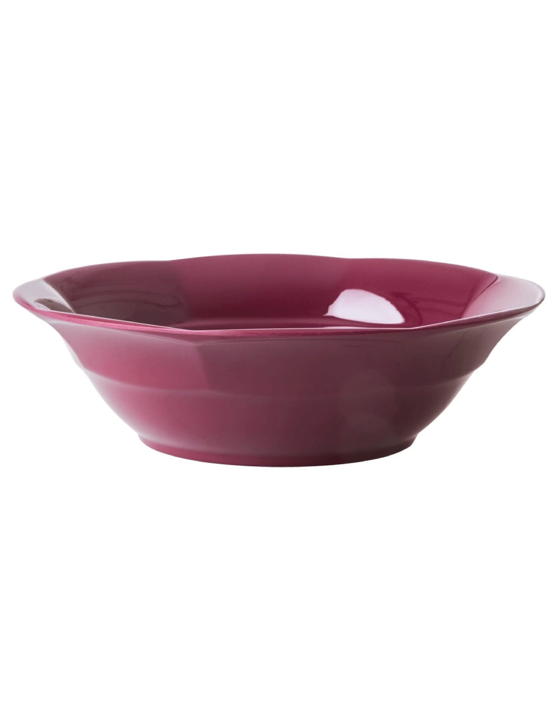 Rice Piatto Fondo Melamina Bordeaux 19cm