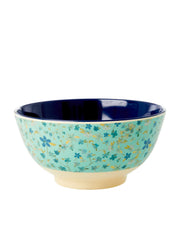 Rice Ciotola Melamina Fiori Blu 15cm