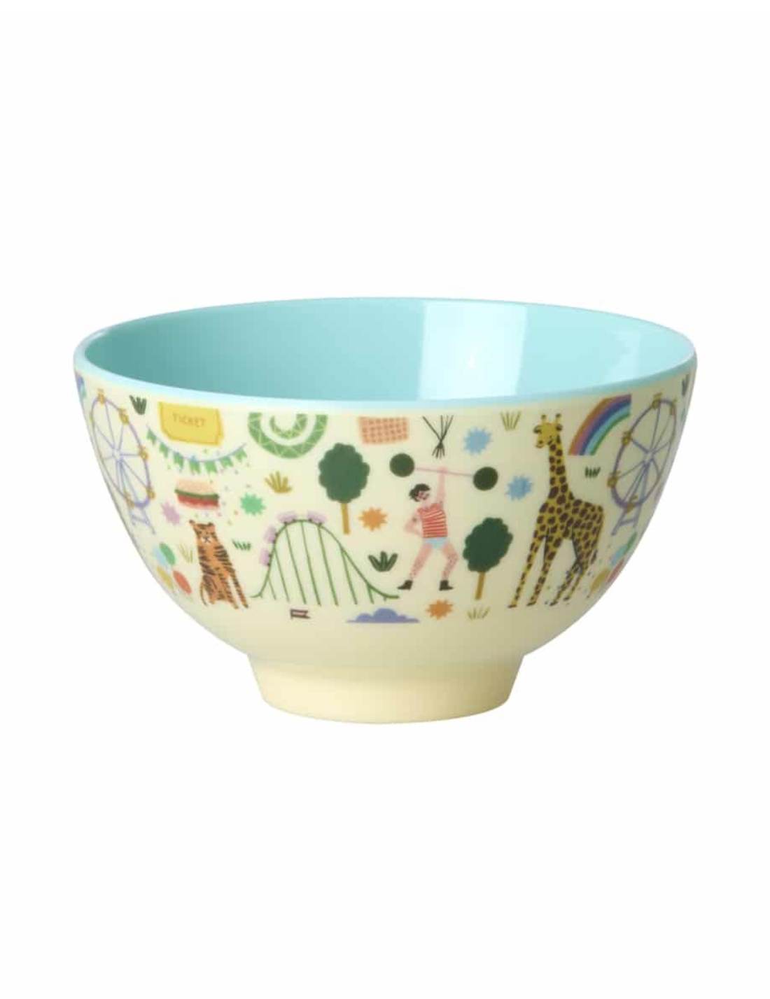Rice Ciotola Melamina Fun Fair Menta 11cm