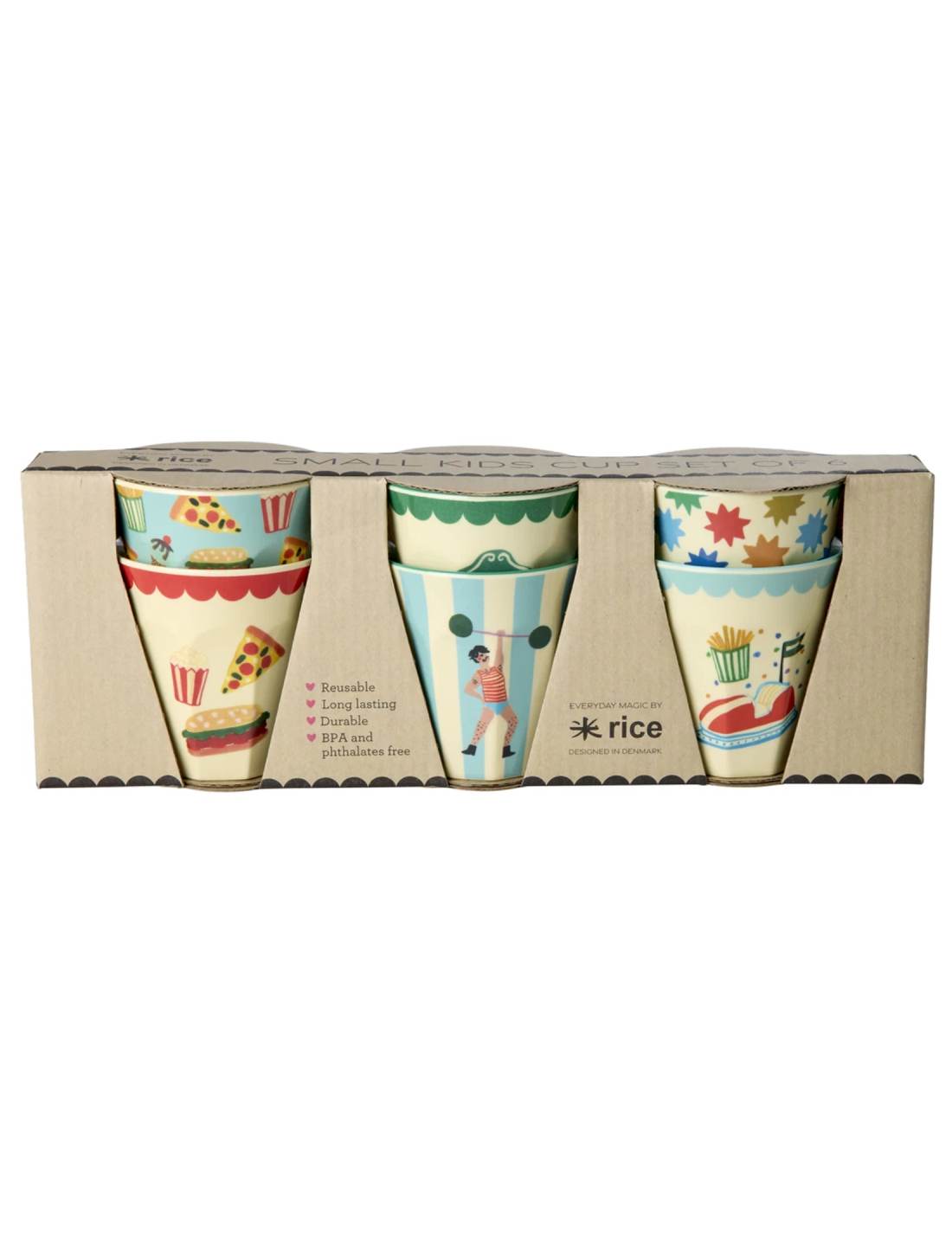 Rice Bicchiere In Melamina Fun Fair Menta 1pz