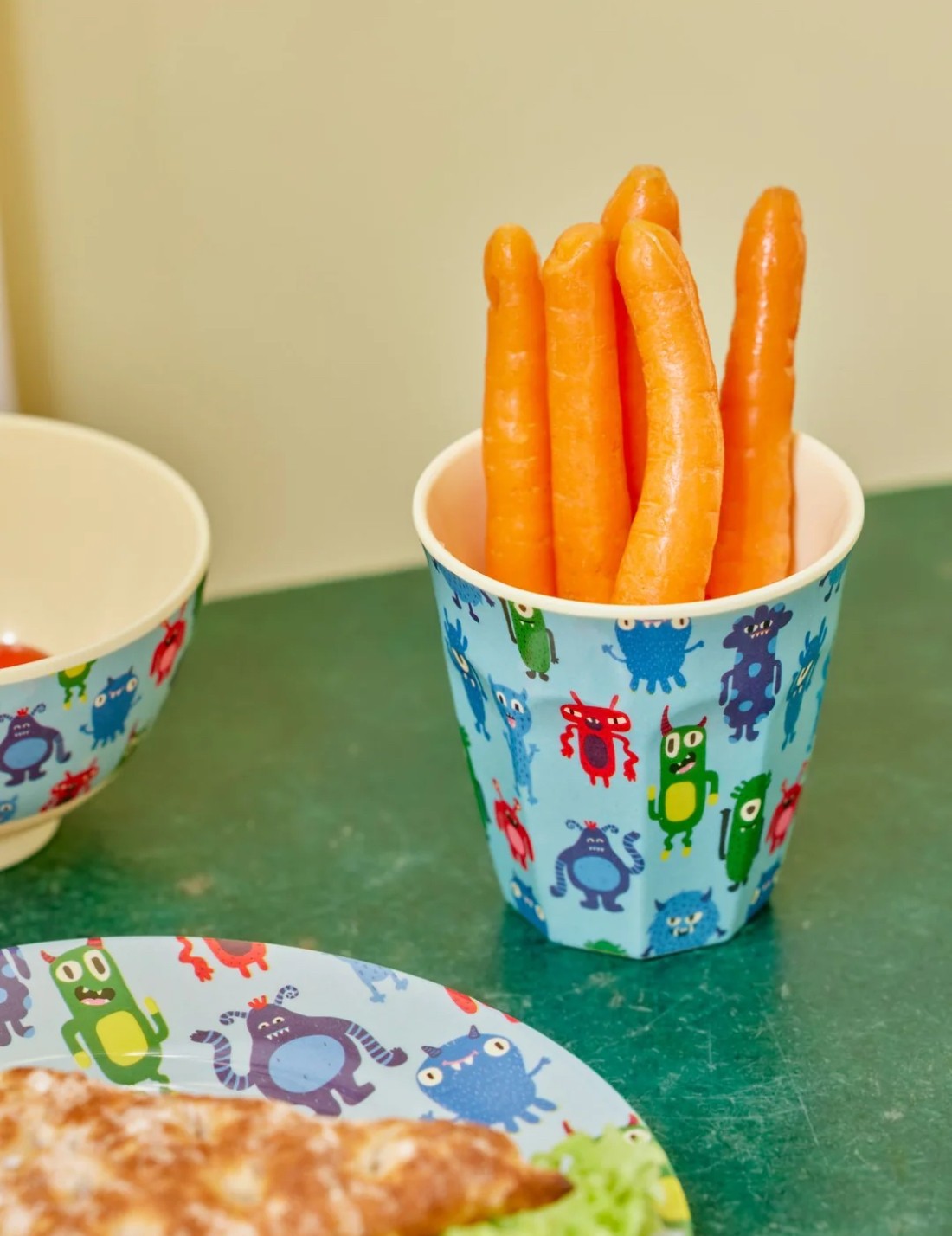 Rice Bicchiere Melamina Monsters