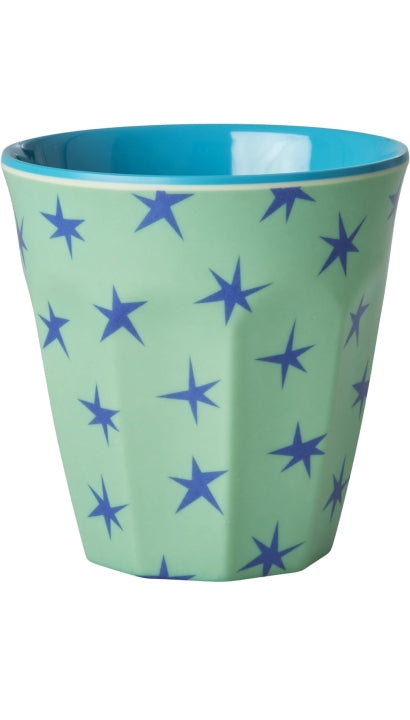 Rice Bicchiere Melamina Verde Stars