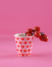 Rice Bicchiere Melamina Cuori