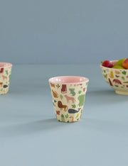 Rice Bicchiere Melamina Sweet Jungle Rosa