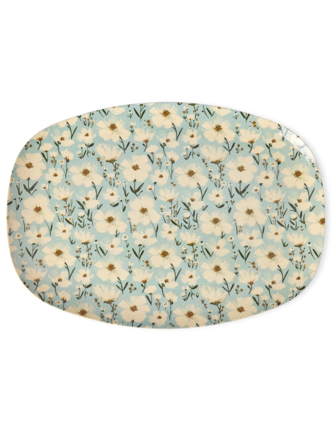 Rice Piatto Piano Grande Rettangolare Summer Bloom 30cm