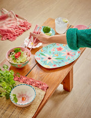 Rice Piatto Piano Grande Rettangolare Menta Selma 30cm
