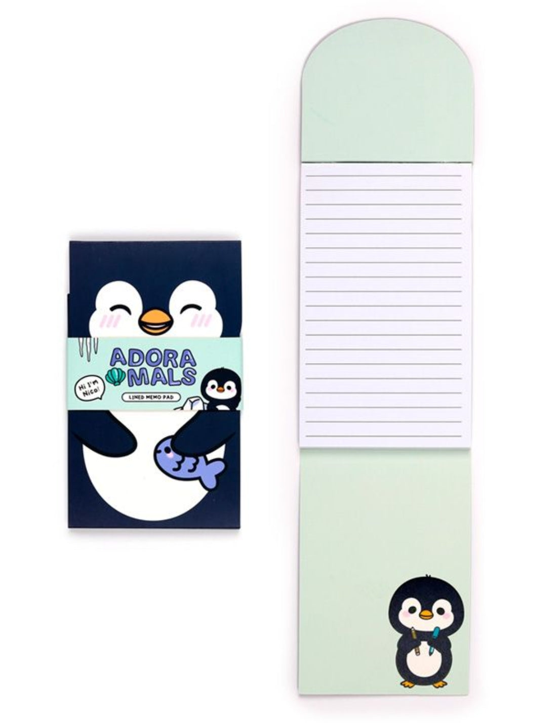 Taccuino Memo Pinguino Animali Dolci