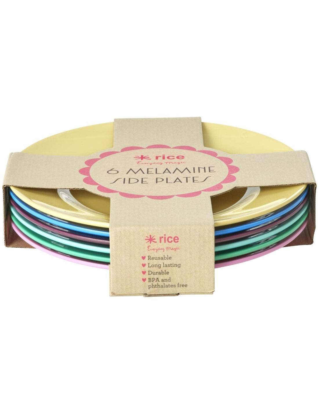 Rice Piatto Piano In Melamina Show Your True Colors 20cm 1pz