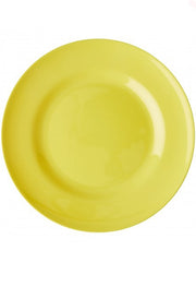 Rice Piatto Piano Dessert Melamina Giallo 20cm