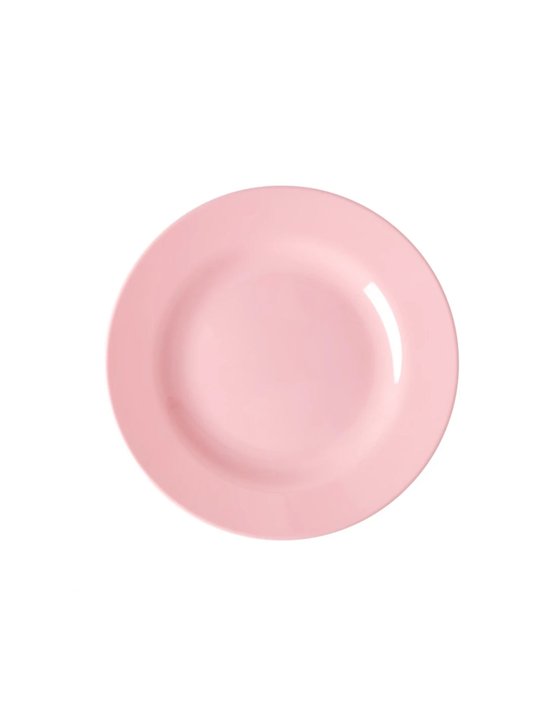 Rice Piatto Piano Dessert Melamina Rosa 20cm