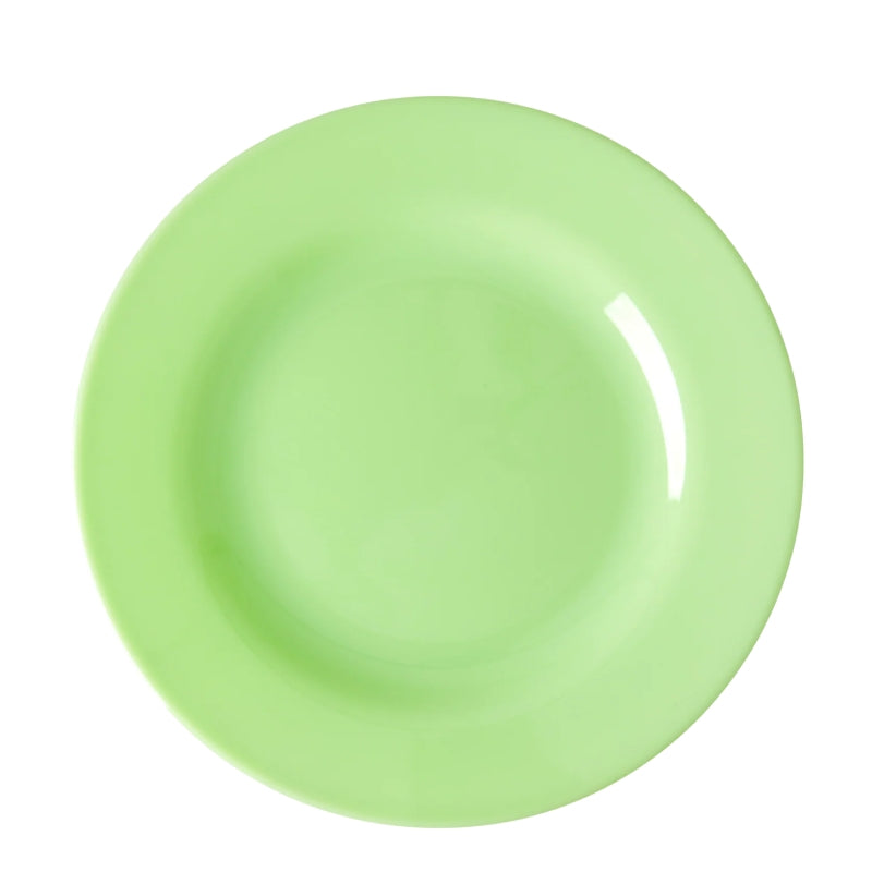Rice Piatto Piano Dessert Melamina Verde Chiaro 20cm
