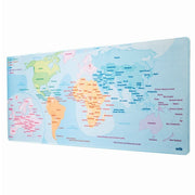 Tappetino Mouse XL Mappa Del Mondo