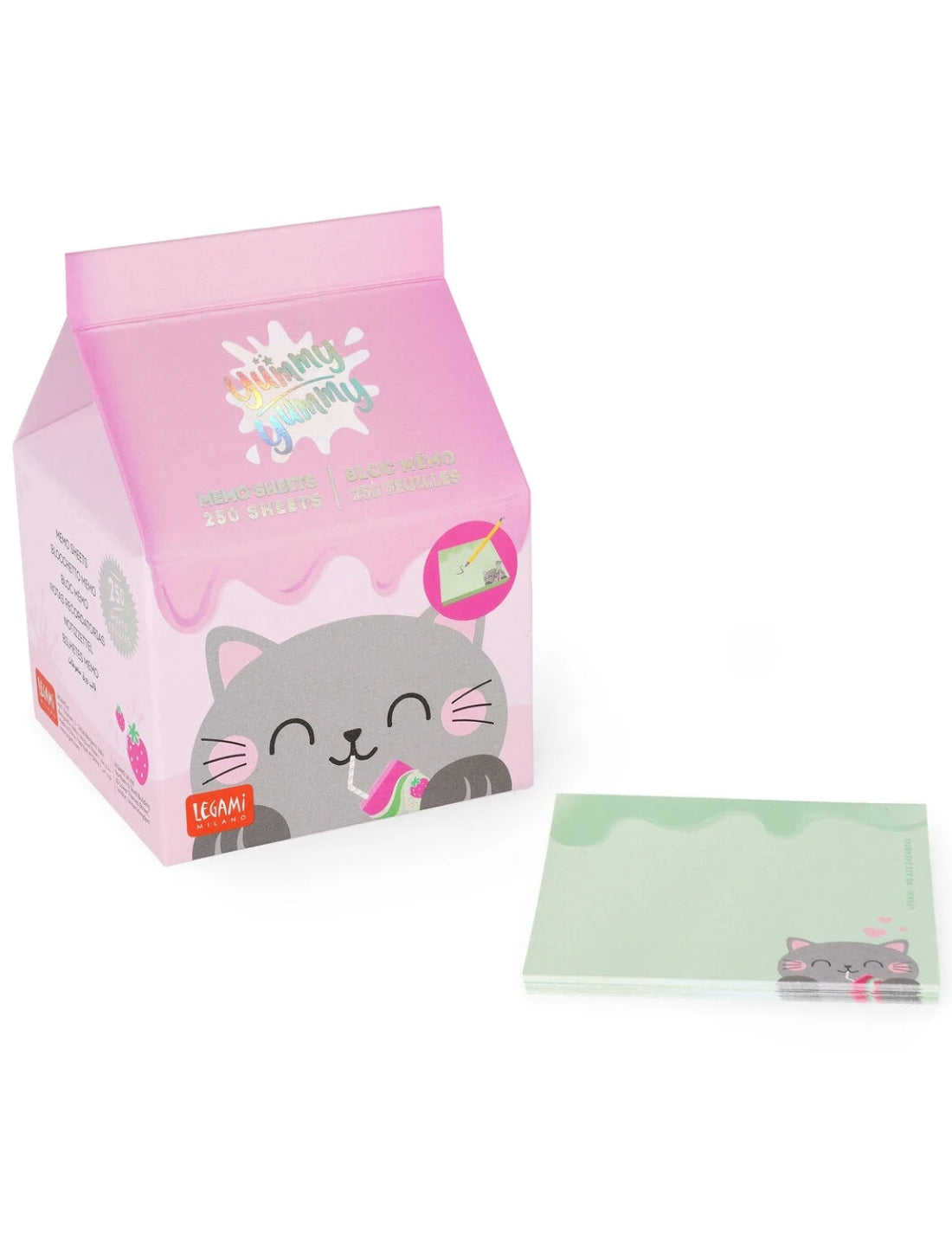 Blocchetto Memo Yummy Yummy Kitty 250 Fogli Legami