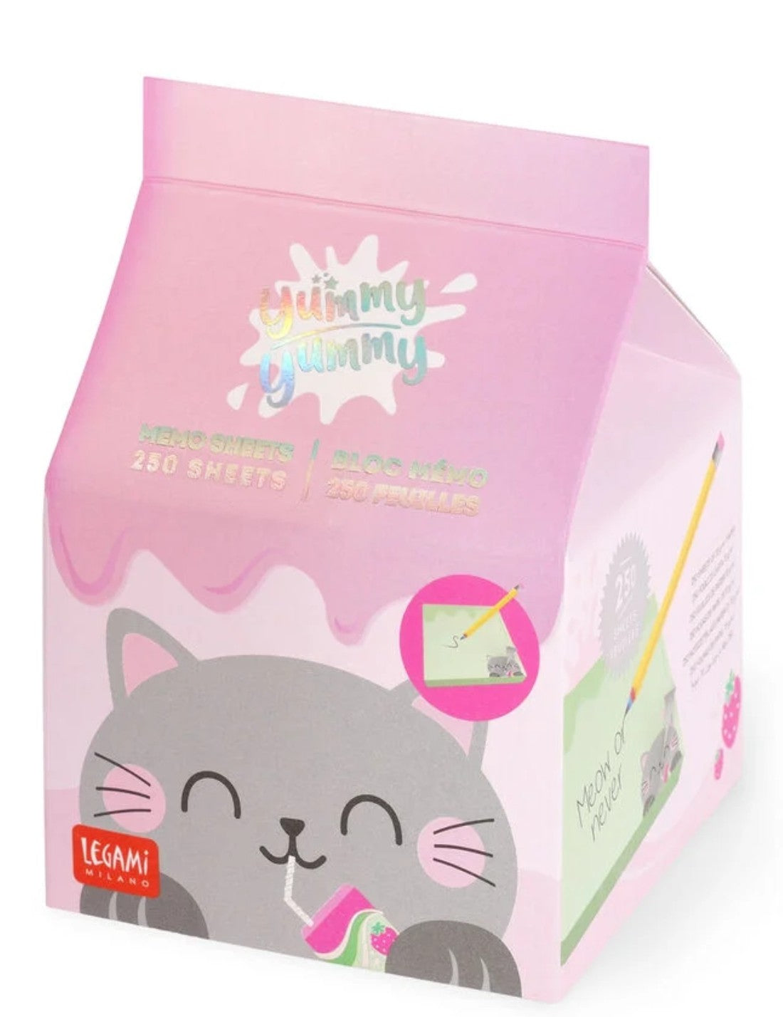 Blocchetto Memo Yummy Yummy Kitty 250 Fogli Legami