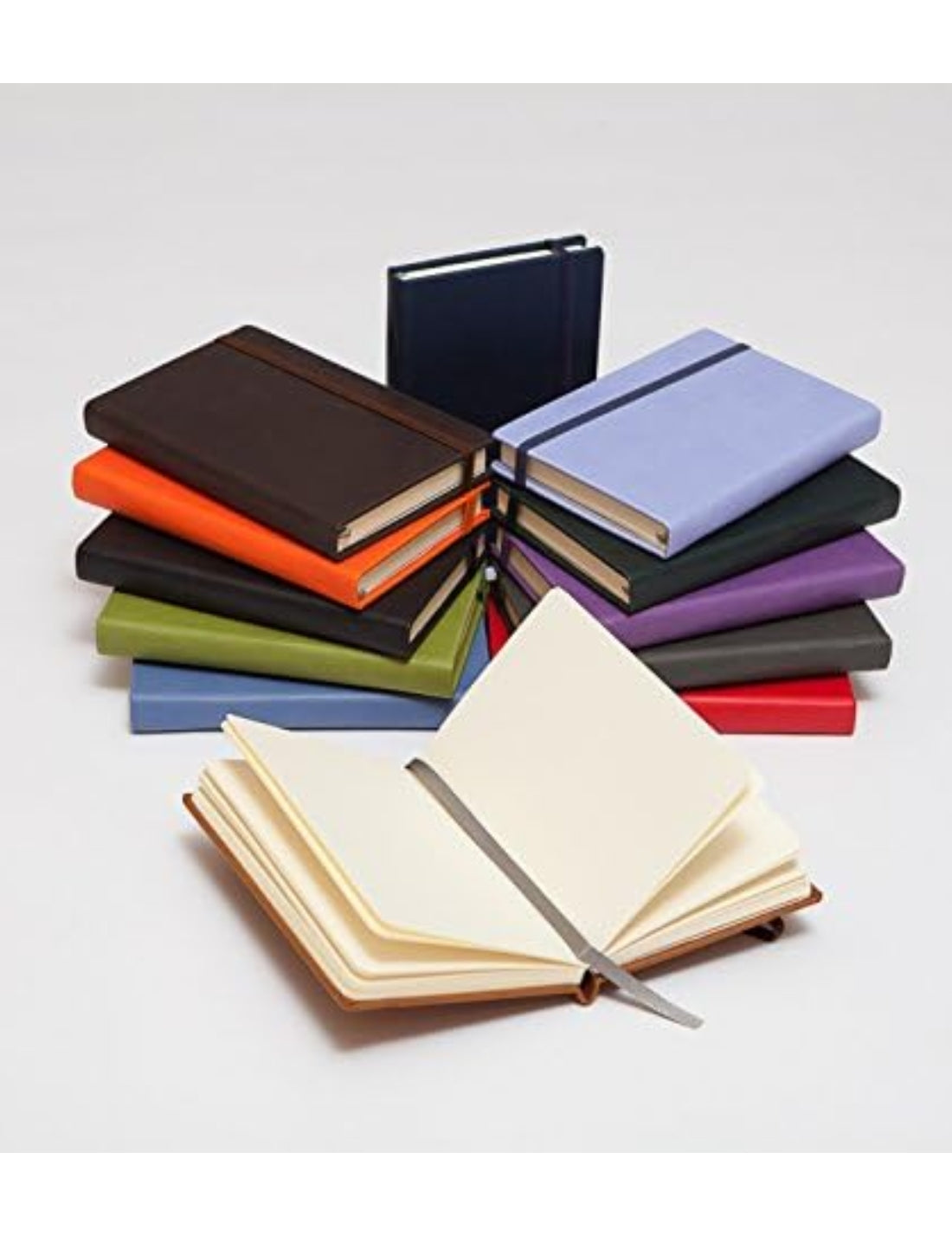 Taccuino Pagine Bianche Chiusura A Molla A4 Colori Assortiti