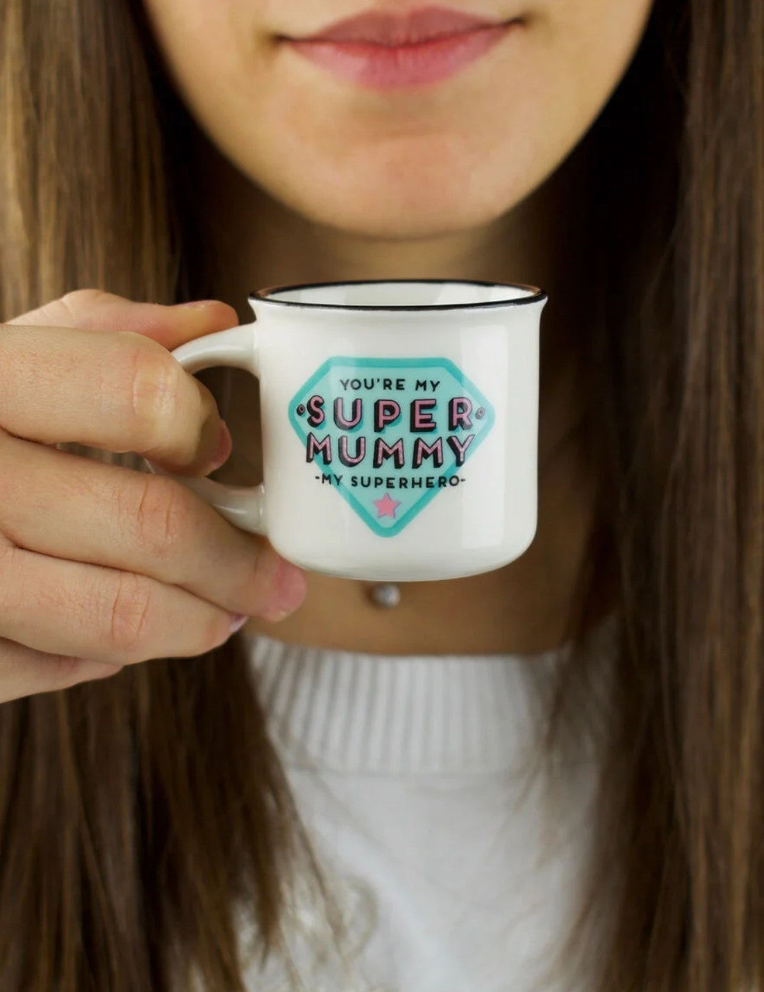 Coppia Di Tazzine Espresso For Two Super Daddy E Super Mummy Legami