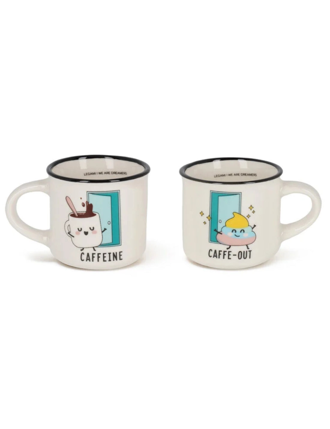 Coppia Di Tazzine Espresso For Two Poo Legami