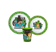 Set Pranzo 3pz Micro Minecraft