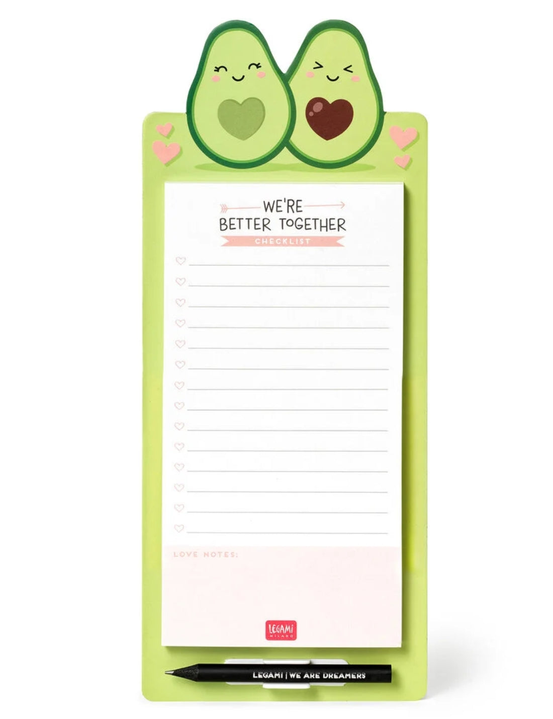 Block Notes Con Penna Avocado We're Better Together Legami