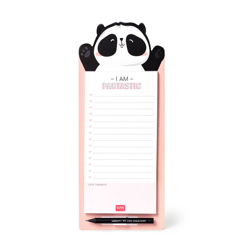 Block Notes Magnetico Panda Con Matita Legami