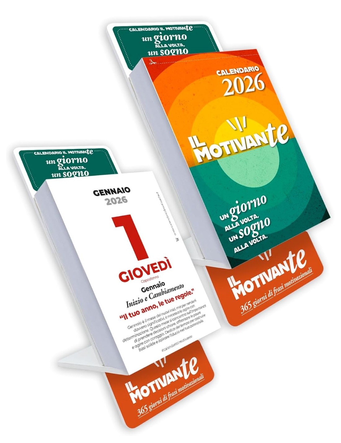 Calendario Da Scrivania 2026 Il Motivante Con Base Di Supporto