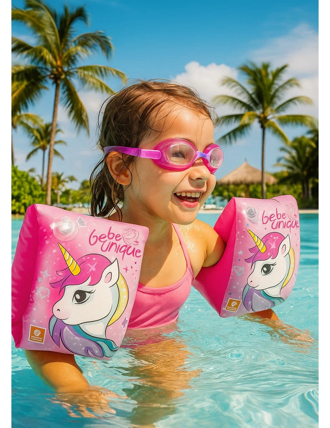 Braccioli Gonfiabili Unicorno Rosa