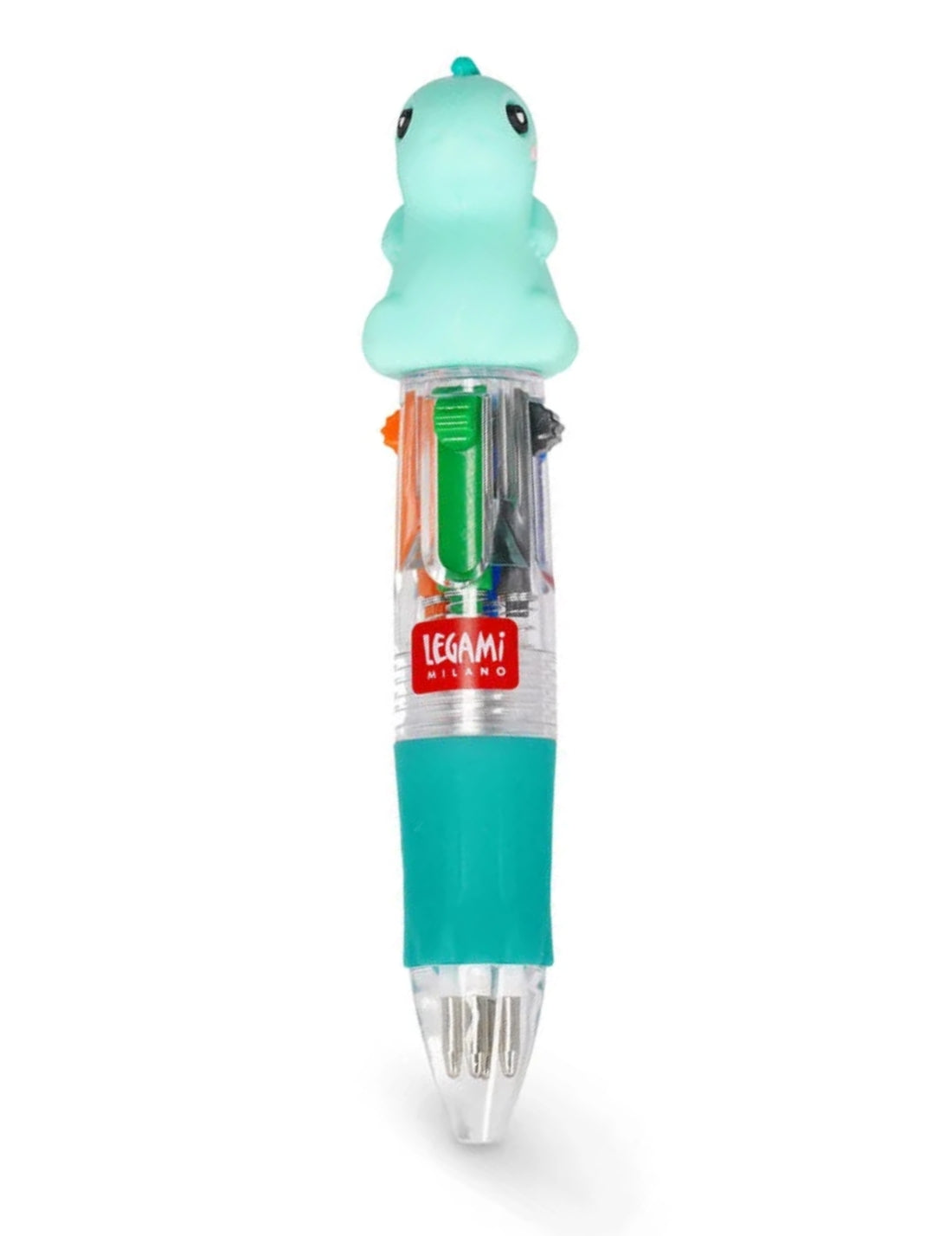 Mini Penna A Sfera 4 Colori Mini Magic Rainbow Dinosauro Legami