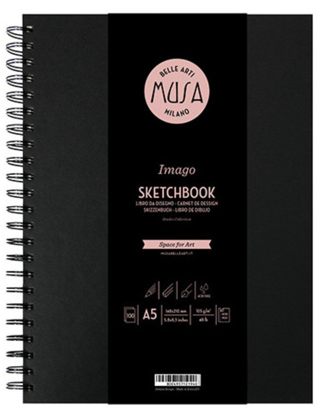 Blocco Da Disegno Sketch Book A5 Spiralato
