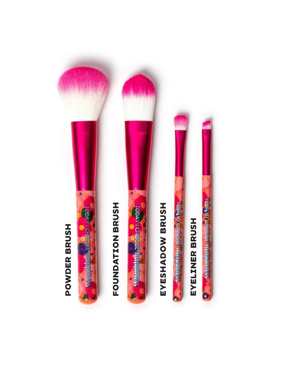 Set 4 Pennelli Trucco Flowers Legami