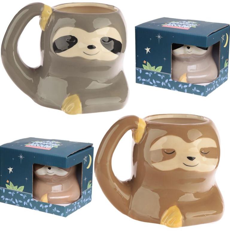 Tazza In Ceramica Animali Dolci Bradipo