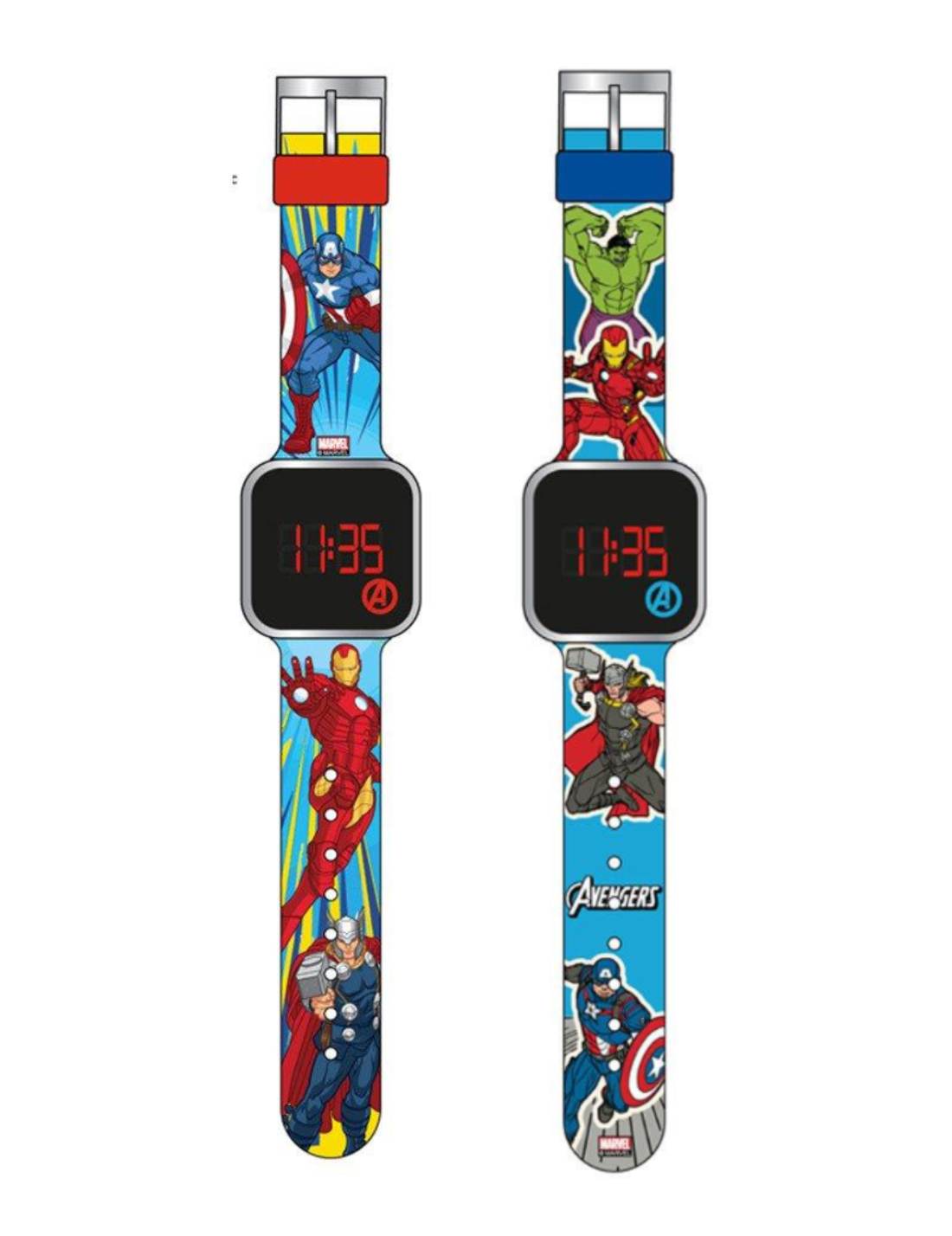 Orologio Da Polso Digitale Led Avengers