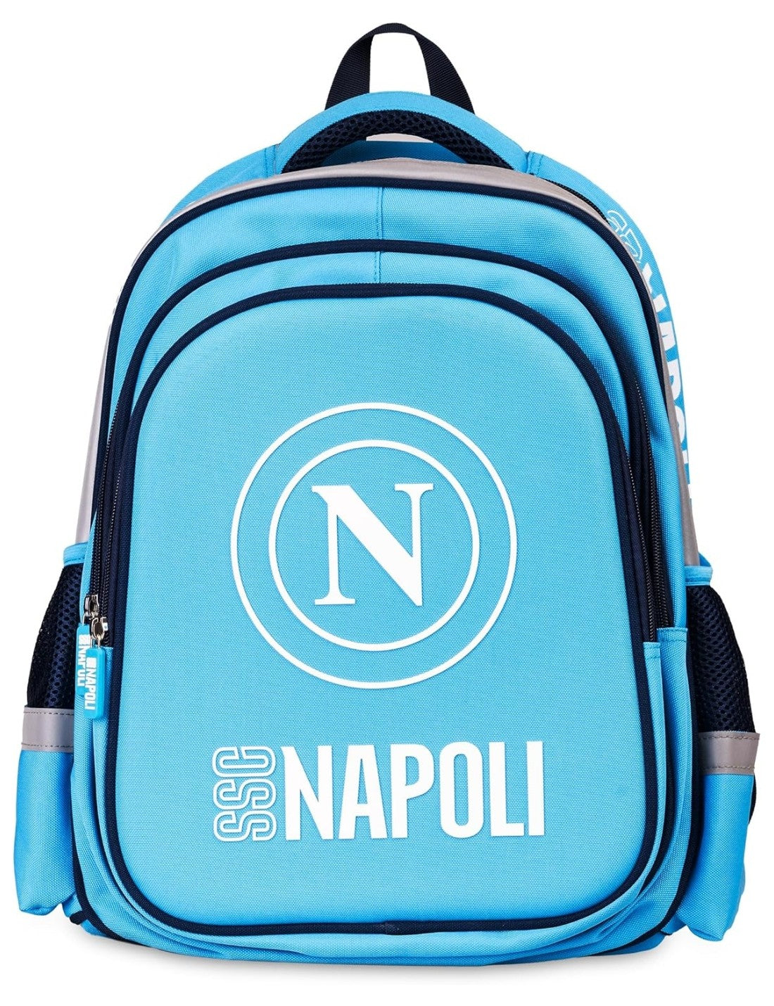 Zaino Scuola Estensibile Colourbook SSC Napoli Con Borraccia Azzurro