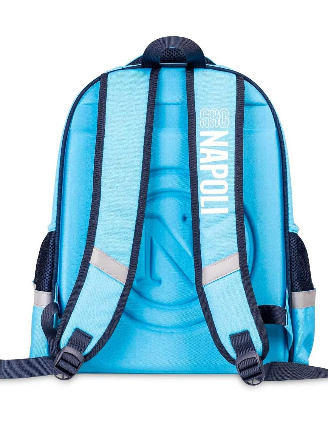 Zaino Scuola Estensibile Colourbook SSC Napoli Con Borraccia Azzurro