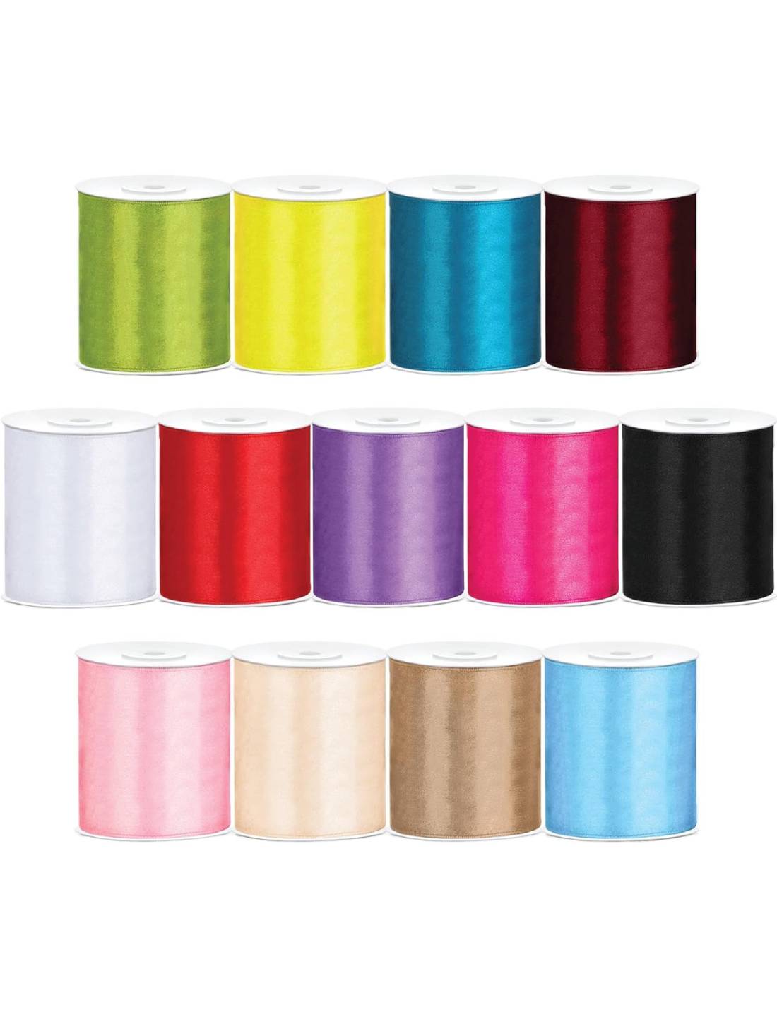 Nastro In Doppio Raso 100mm x 25mt