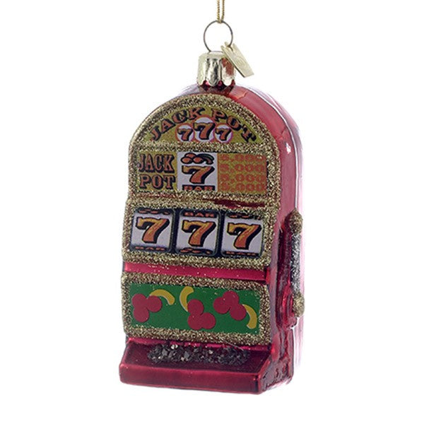 Addobbo Albero Di Natale Slot Machine Rossa E Oro