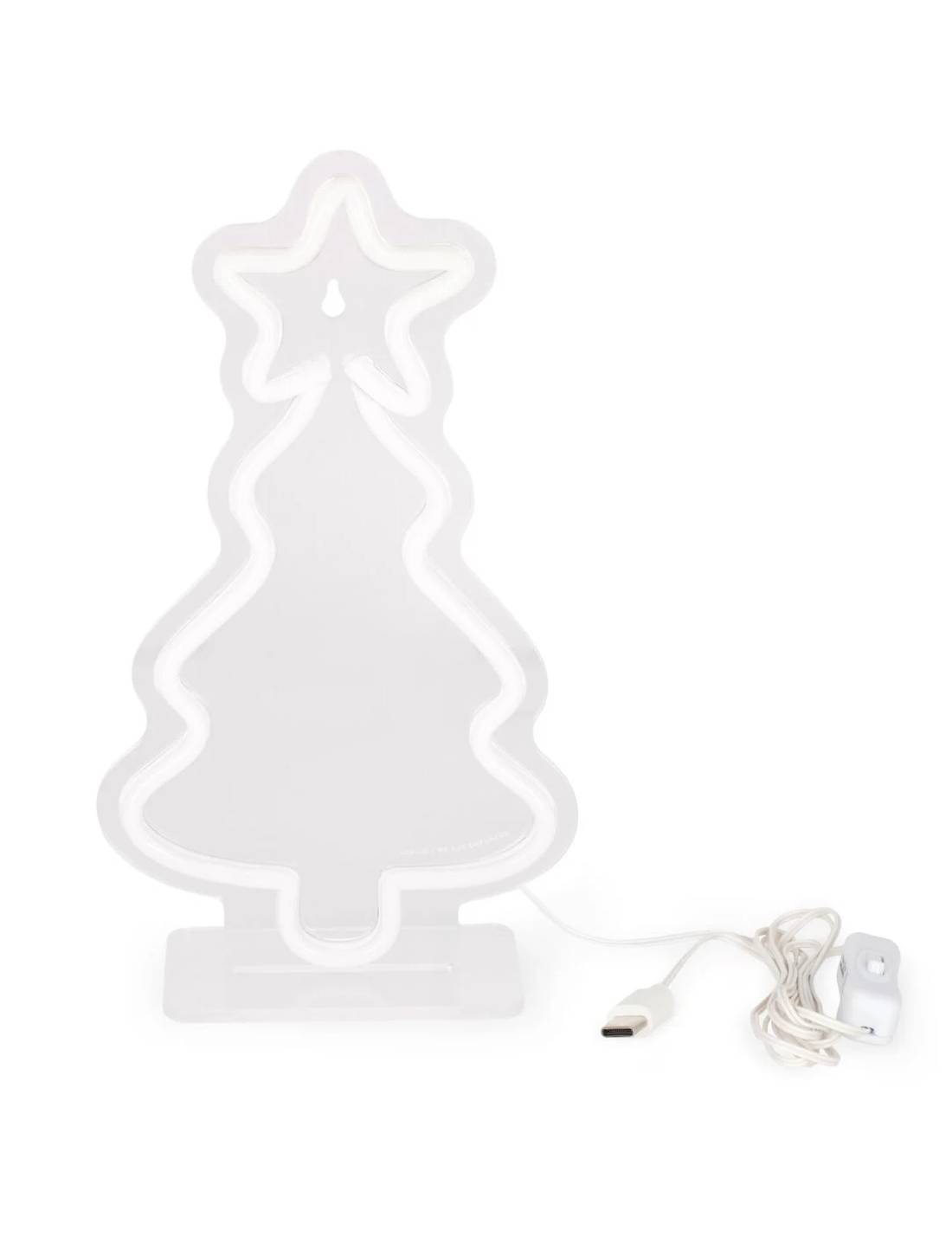 Lampada LED Effetto Neon Albero Di Natale Legami