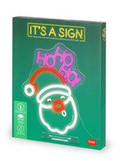 Lampada LED Effetto Neon Babbo Natale Legami