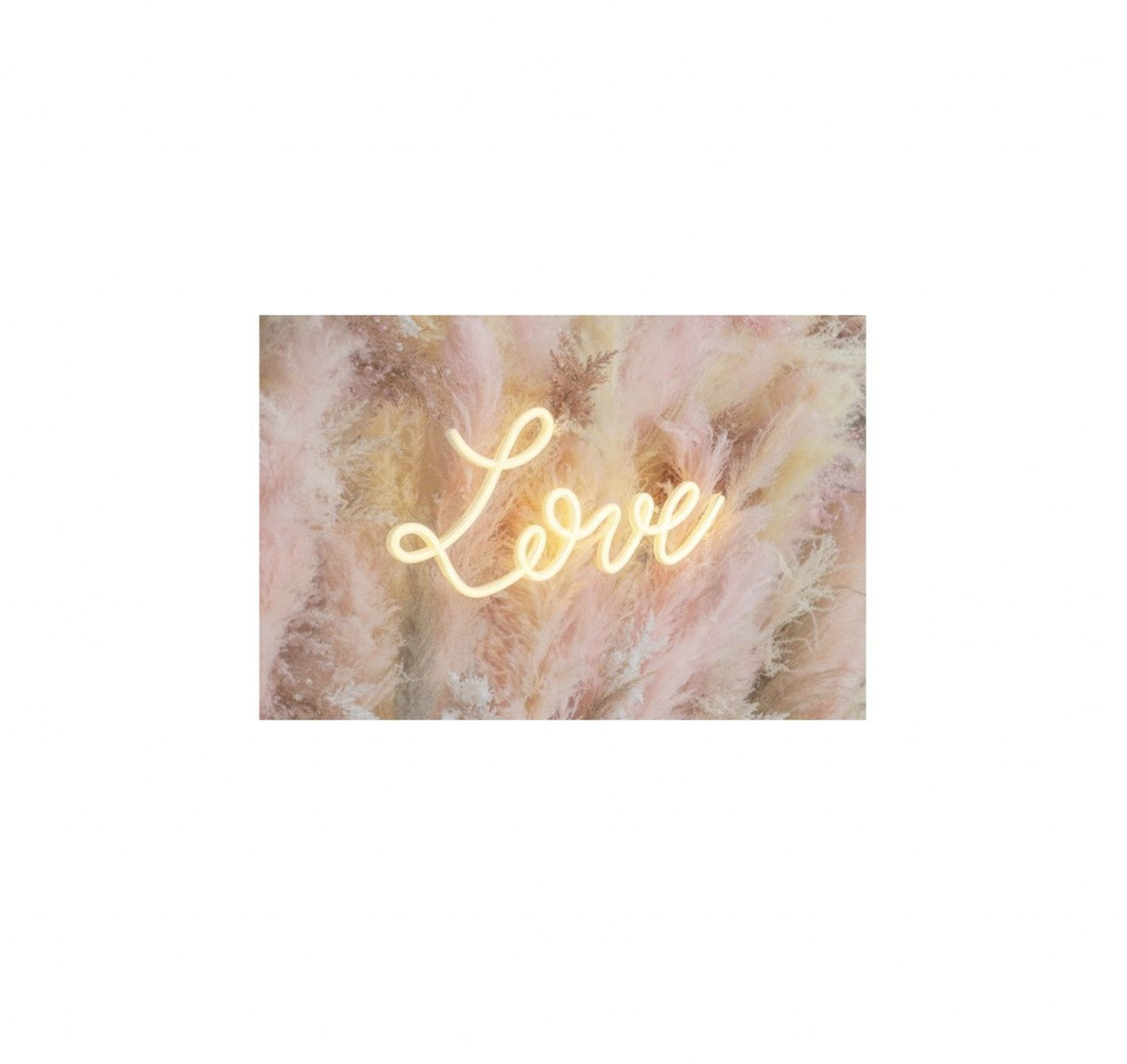 Lampada Insegna Neon Led Love 61x27cm