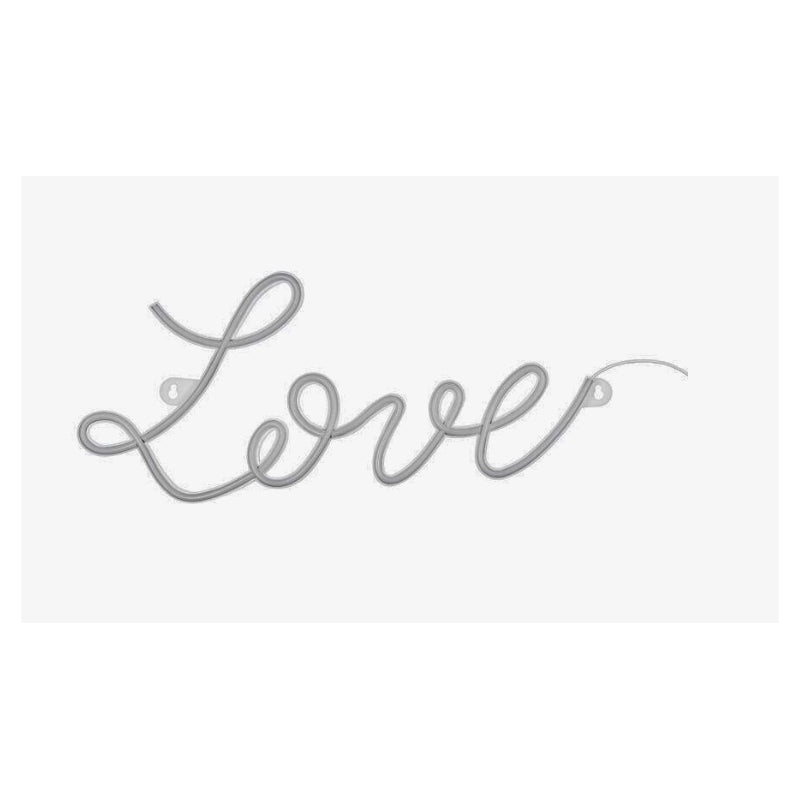 Lampada Insegna Neon Led Love 61x27cm