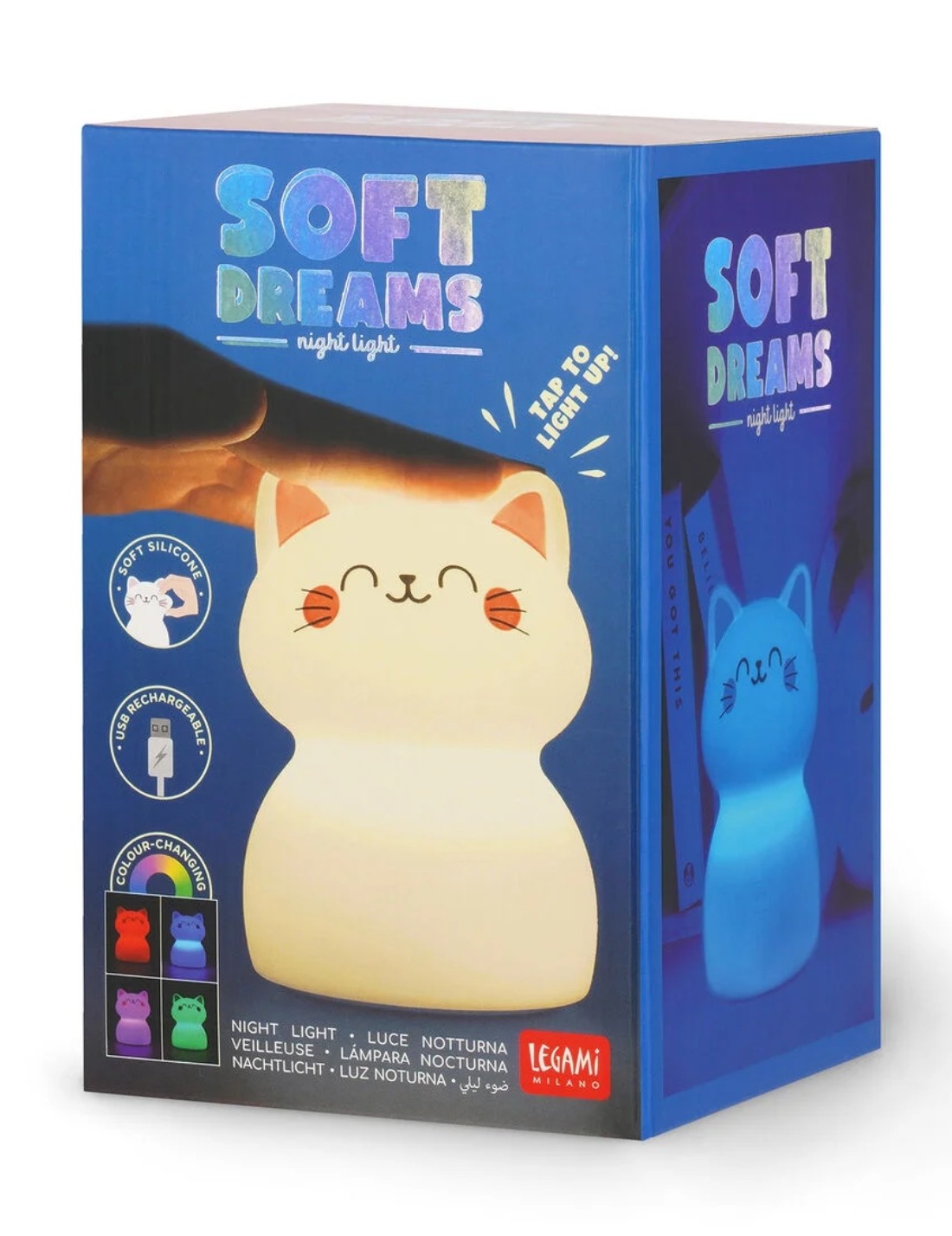 Lampada Led Luce Notturna Soft Dreams Gatto Legami