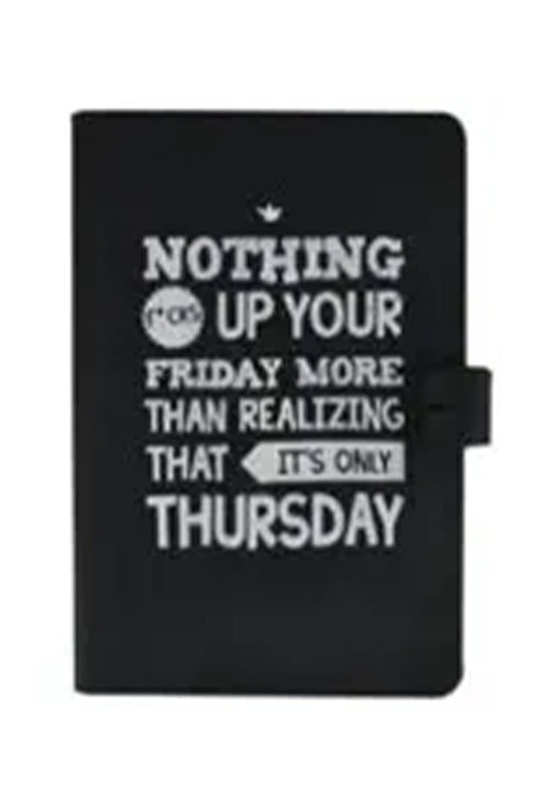 Notebook Silicone A6 Nero